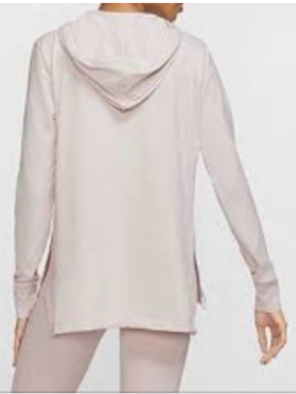 NIKE Yoga Dri Fit Pale Pink Luxe Baja Hoodie XS